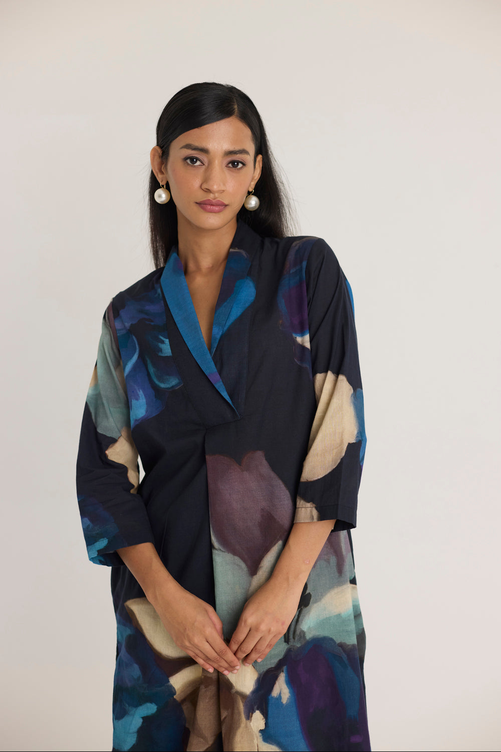 Rocco Shawl Collar Kurta Set