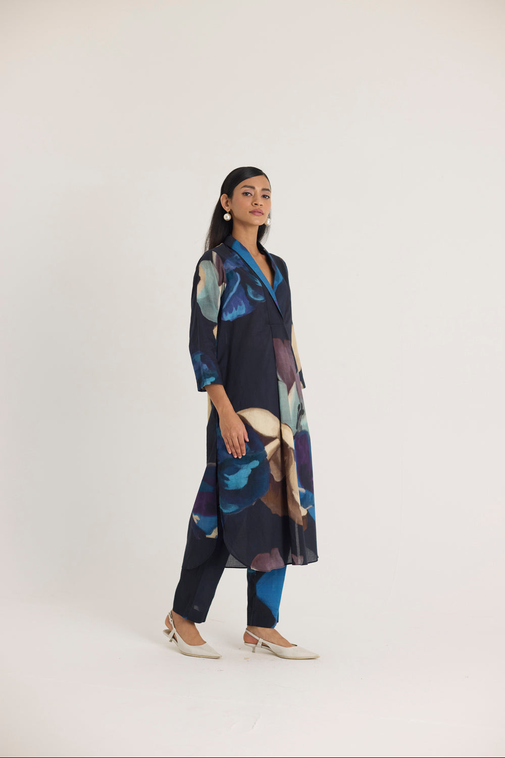 Rocco Shawl Collar Kurta Set