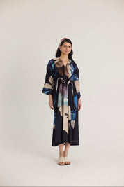 Rocco Drawstring Kaftan Dress