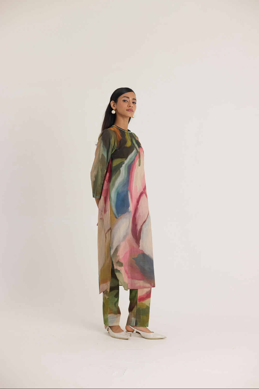 Tilly Long Cotton Kurta Set