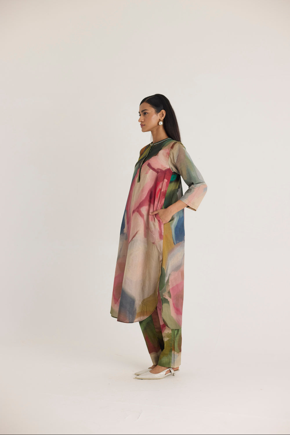 Tilly Long Cotton Kurta Set