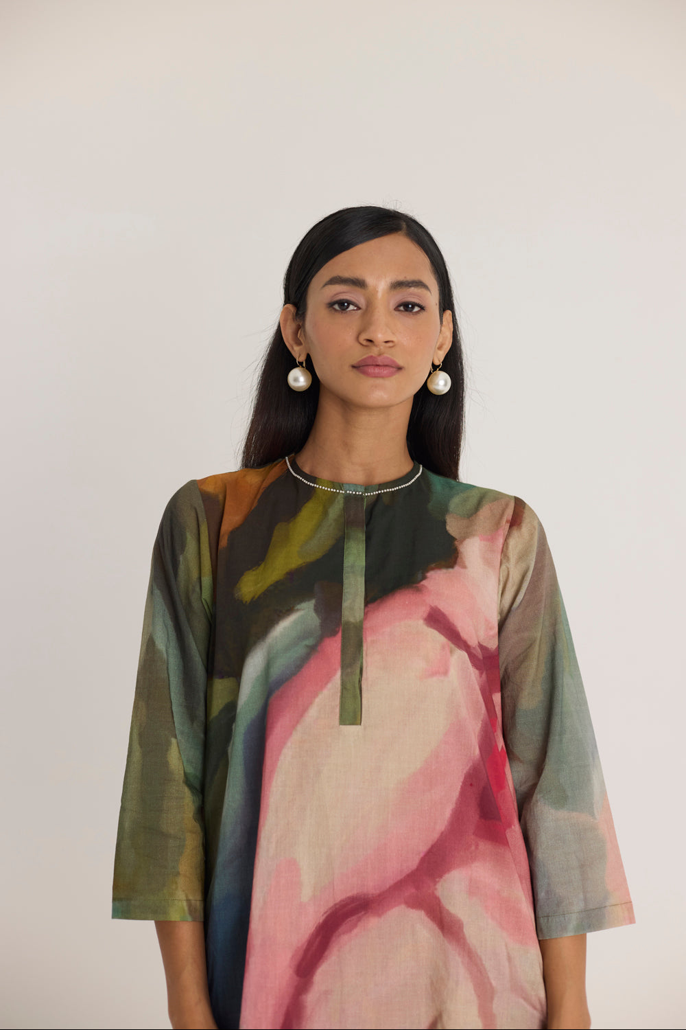Tilly Long Cotton Kurta Set