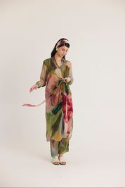 Tilly Wrap Kurta Set