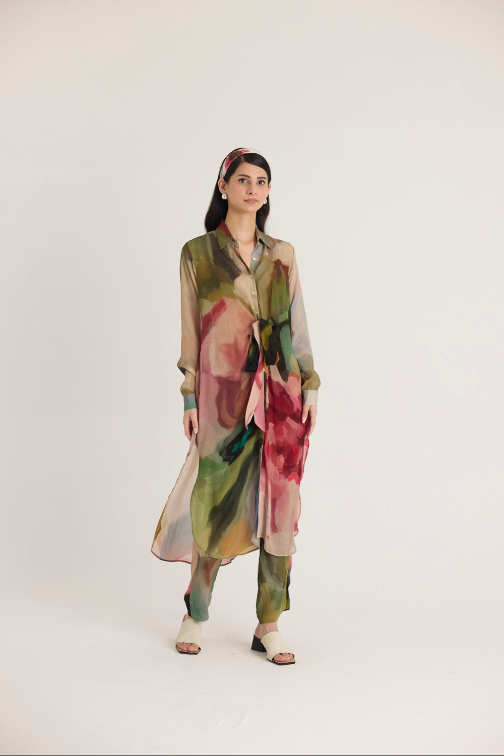 Tilly Wrap Kurta Set