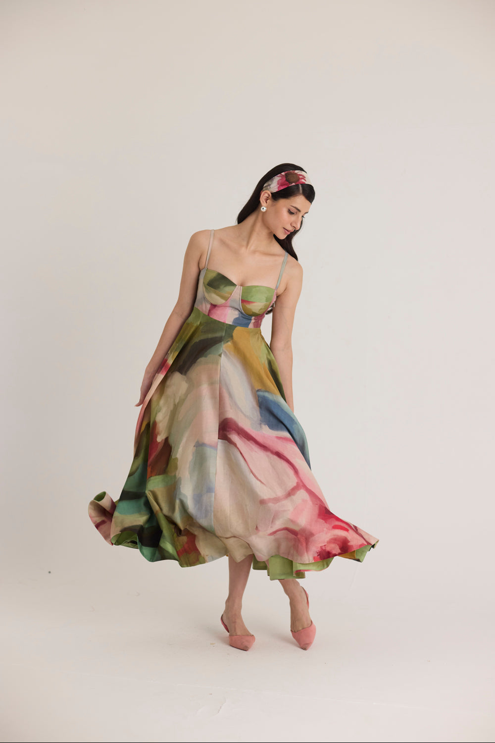 Tilly Flared Bralette Dress