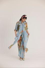 Taffy Tie Up Top & Skirt Set