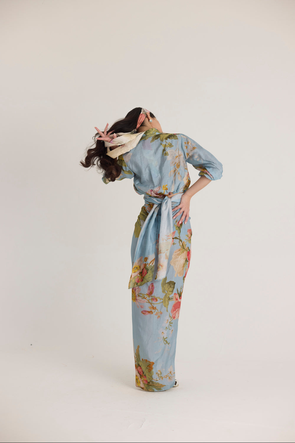 Taffy Tie Up Top & Skirt Set