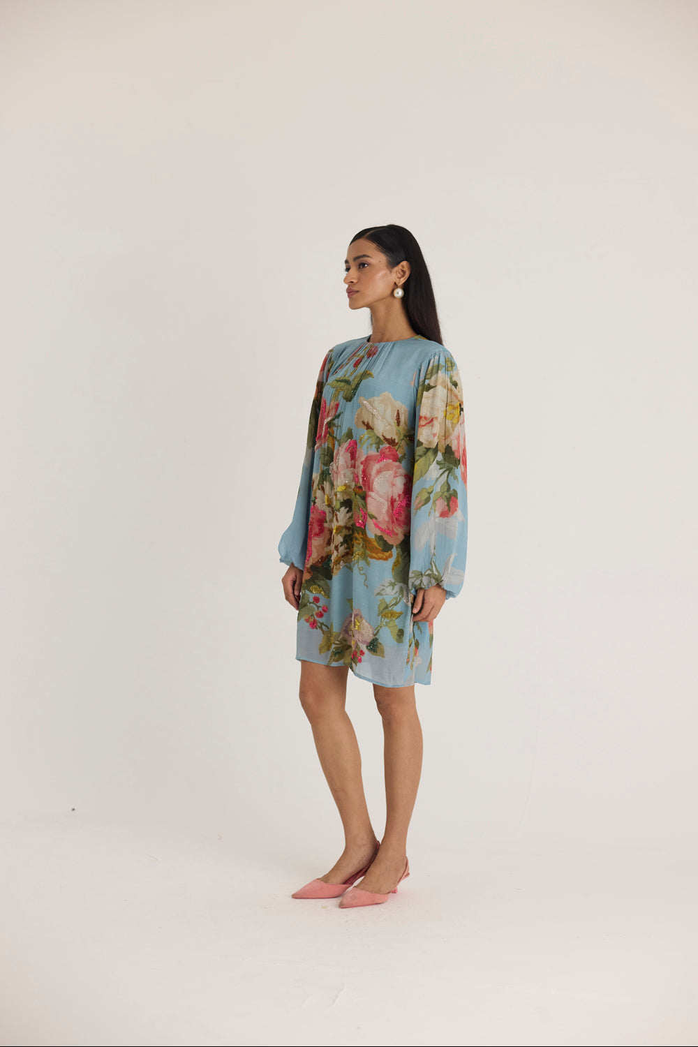 Taffy Embroidered Short Dress