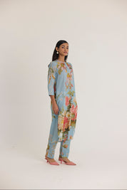 Taffy Long Cotton Kurta Set