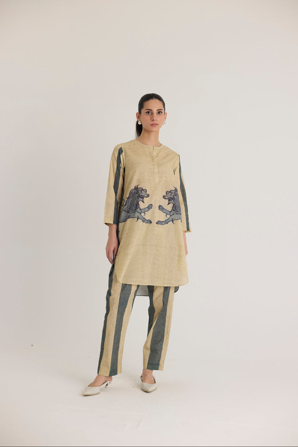 Paws Short Kurta Set