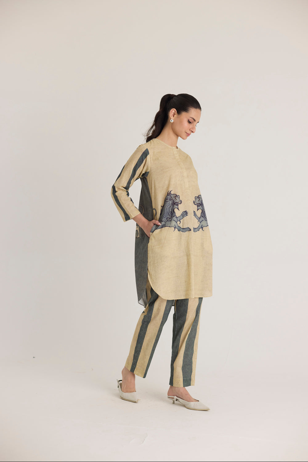 Paws Short Kurta Set