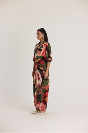 Scarlett Tie-up Top & Skirt Set