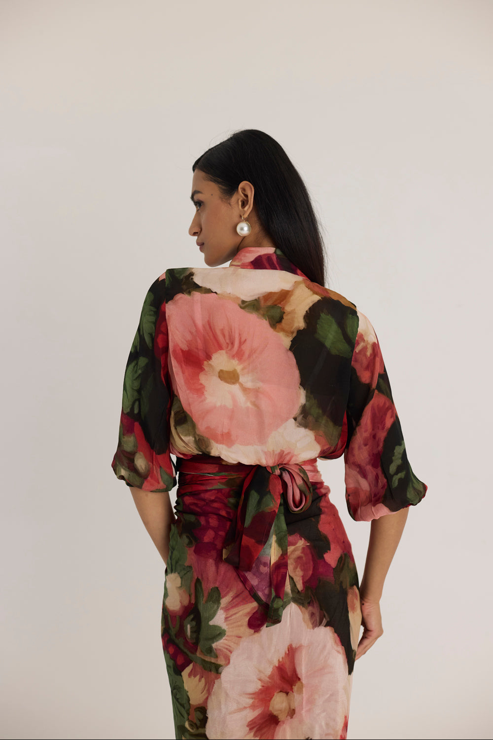 Scarlett Tie-up Top & Skirt Set