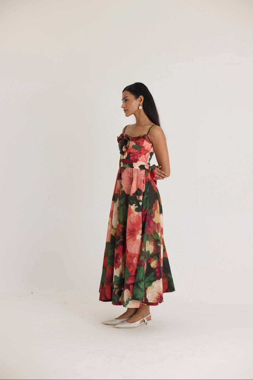 Scarlett Cotton Frill Dress
