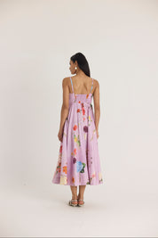 Giggle Berry Flared Bralette Dress