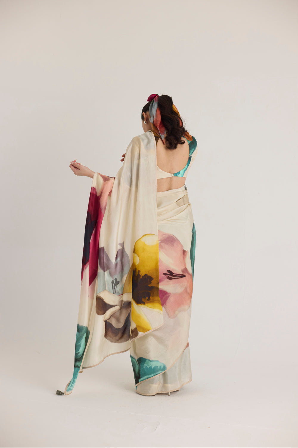 Lila Silk Saree