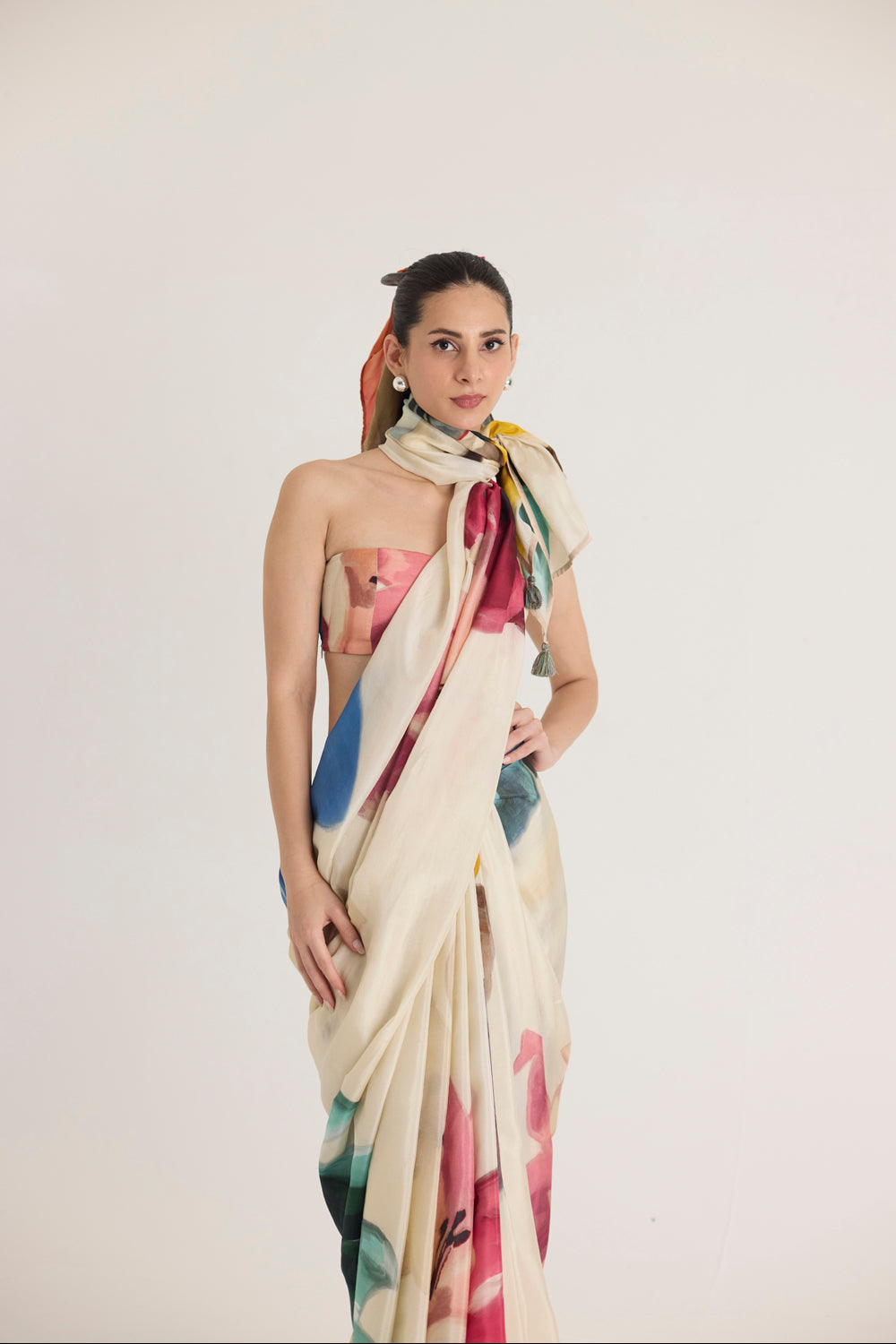 Lila Silk Saree