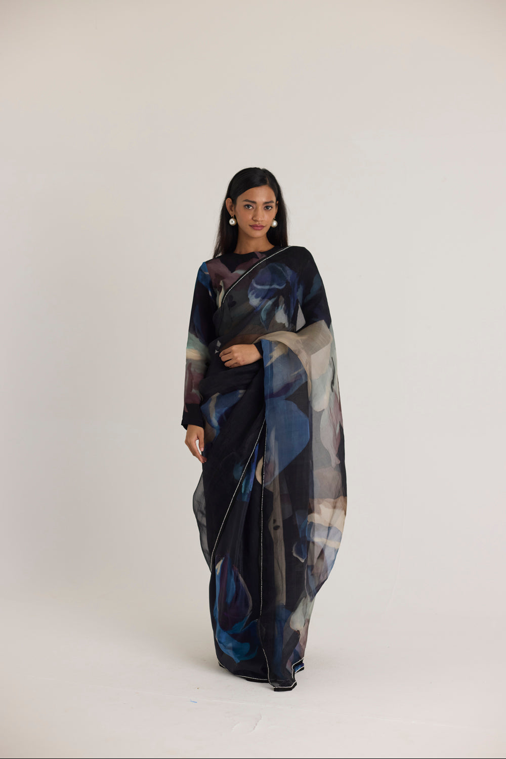 Rocco Half Silk & Half Organza Saree