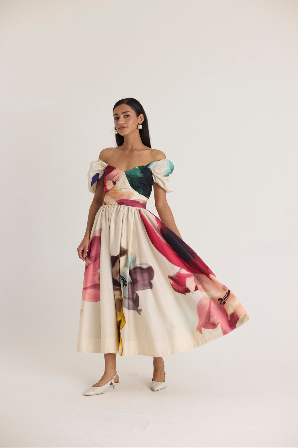 Lila Puff Sleeve Dress