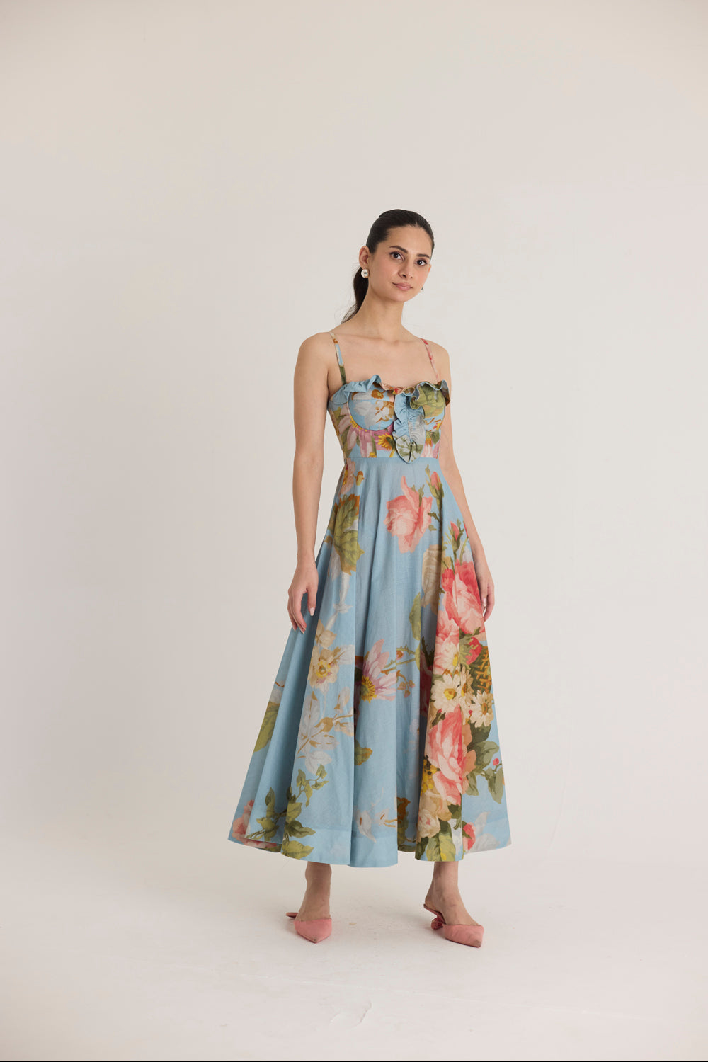 Taffy Cotton Frill Dress