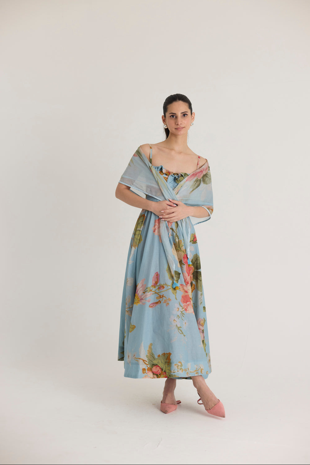Taffy Cotton Frill Dress
