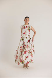Rosita Linen Top & Skirt Set