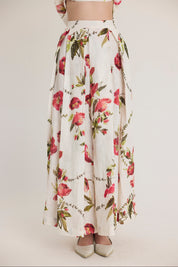 Rosita Linen Top & Skirt Set