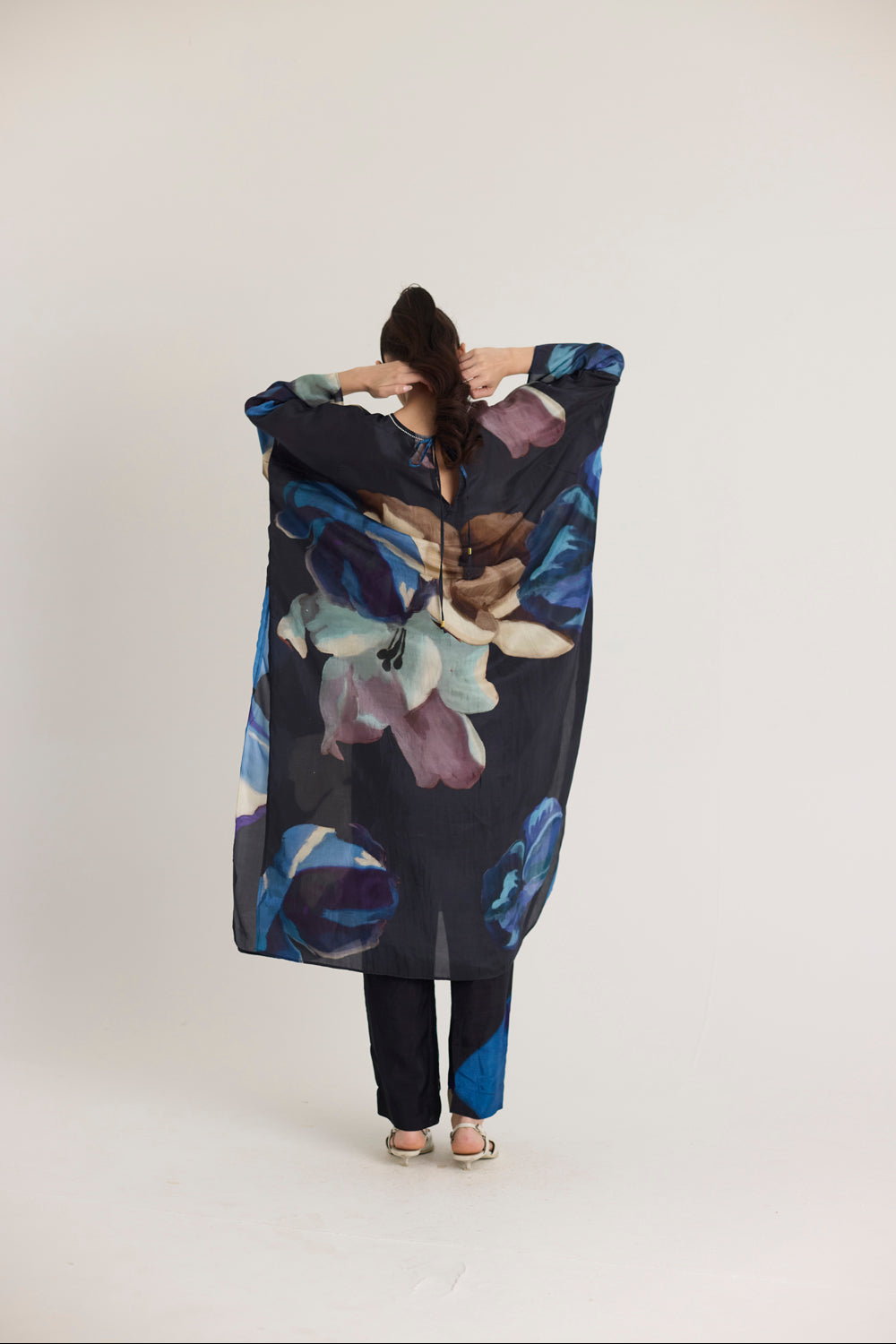 Rocco Silk Kaftan Set