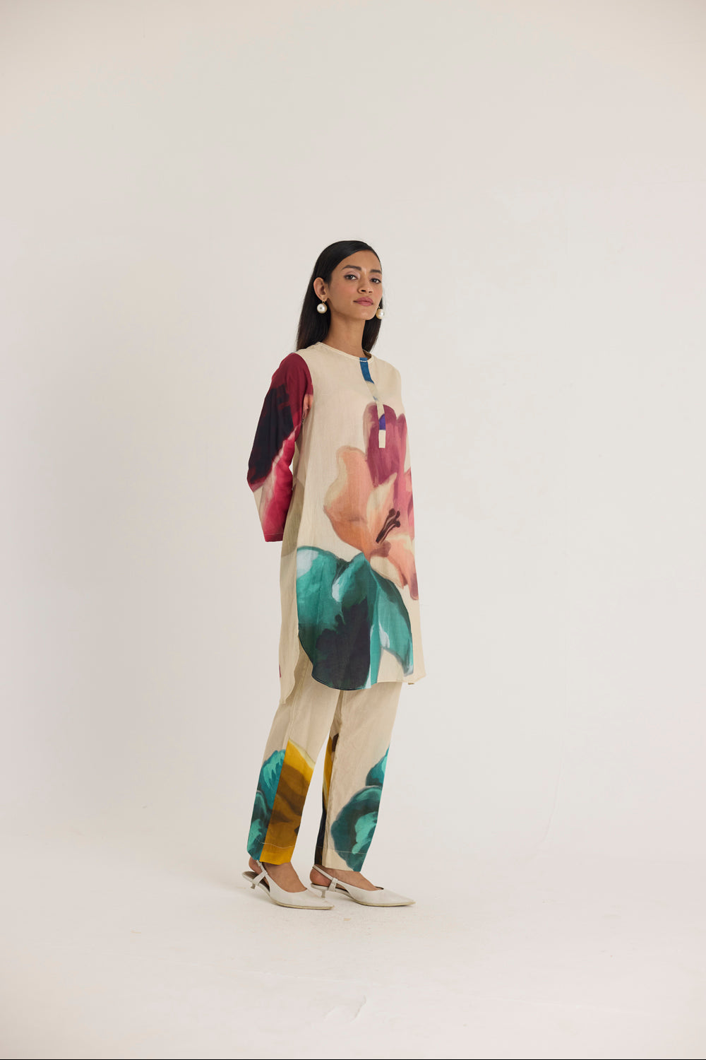 Lila Short Kurta Set