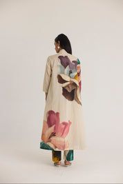 Lila Long V-Neck Kurta Set