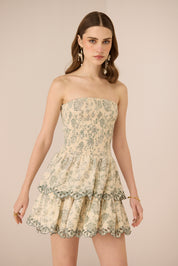 Apricot Mini Dress