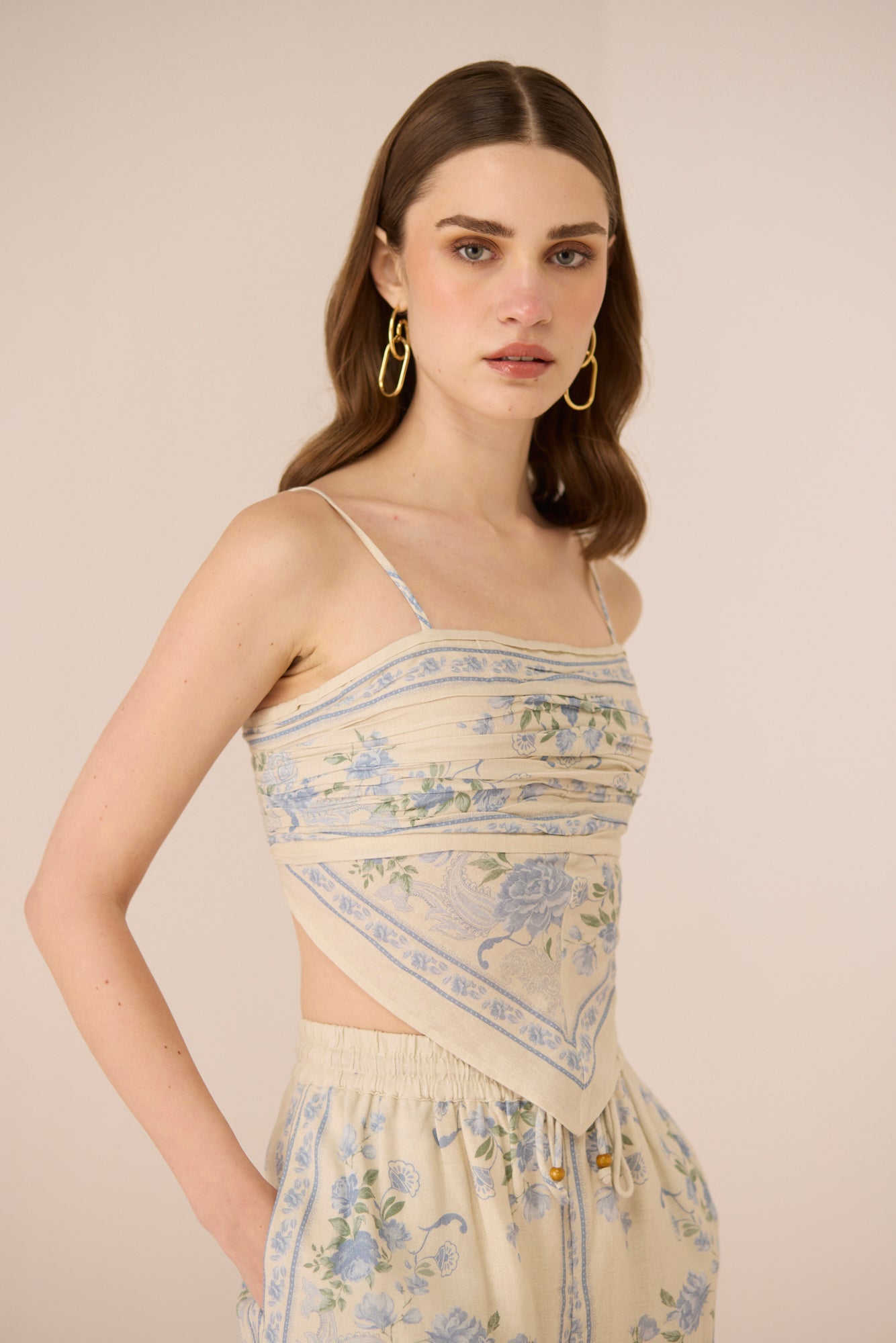 Malibu Scarf Top