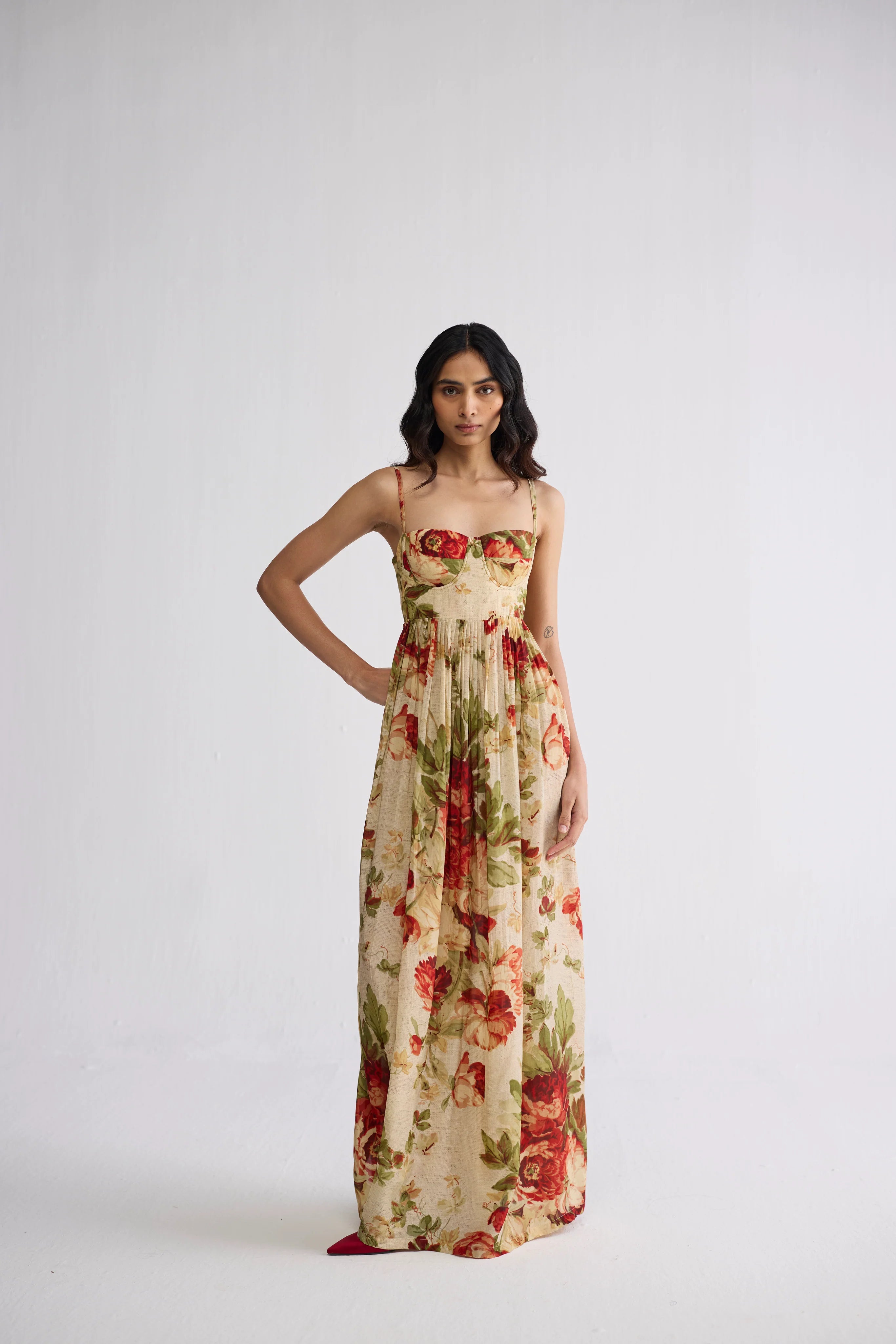 Sama Crepe Bralette Dress