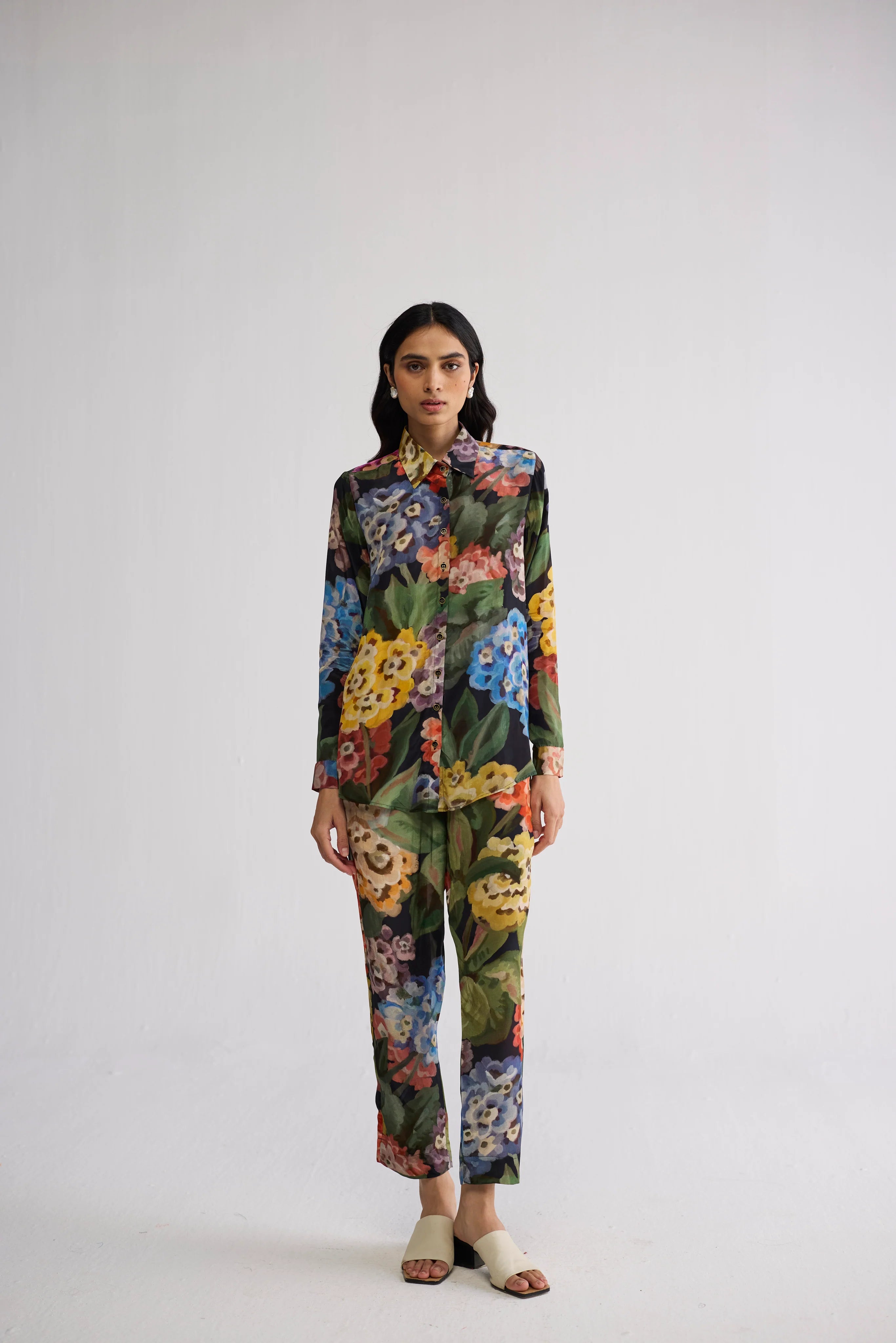 Rain Crepe Co-ord Set