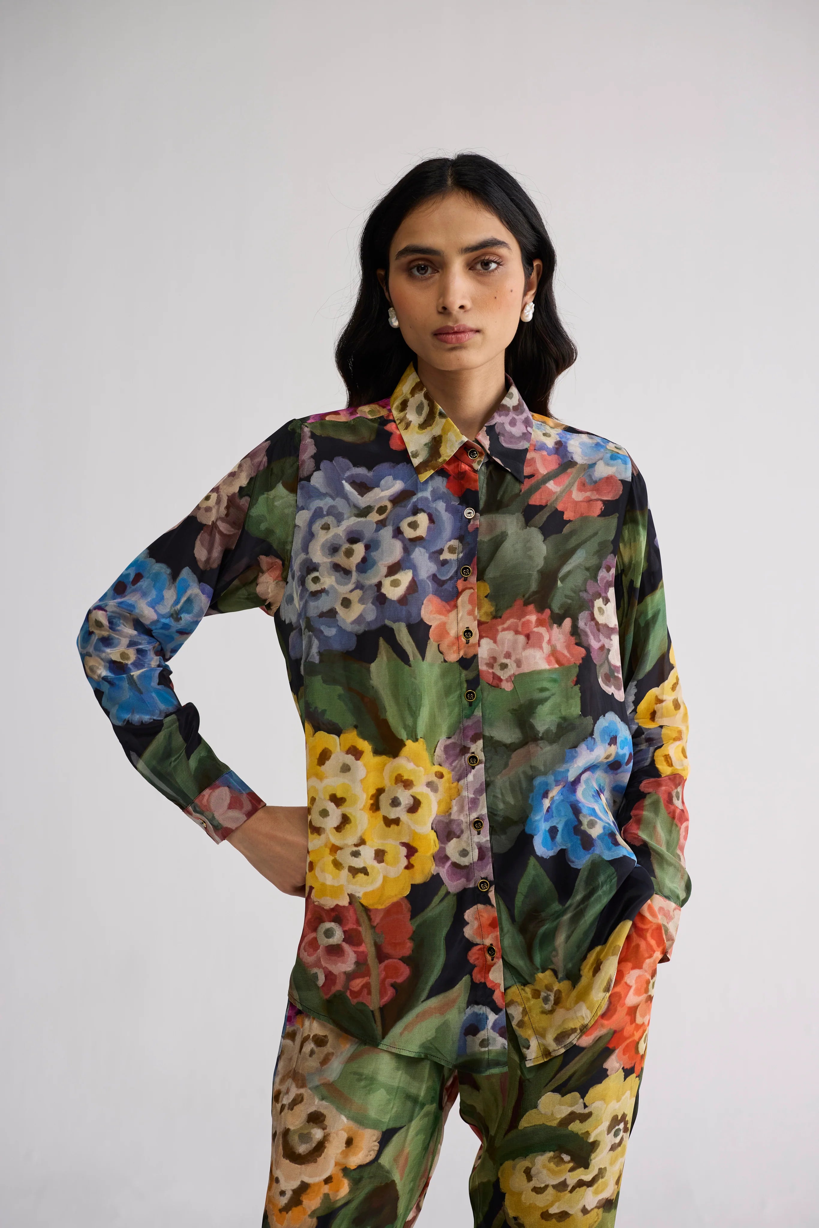 Rain Crepe Co-ord Set