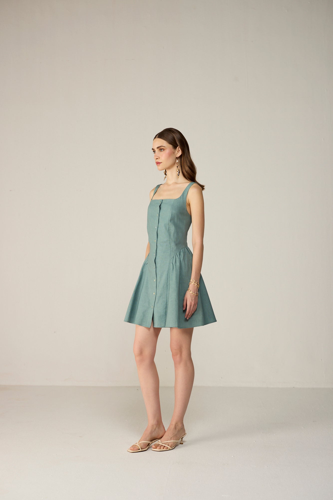 Leya Mini Dress Blue