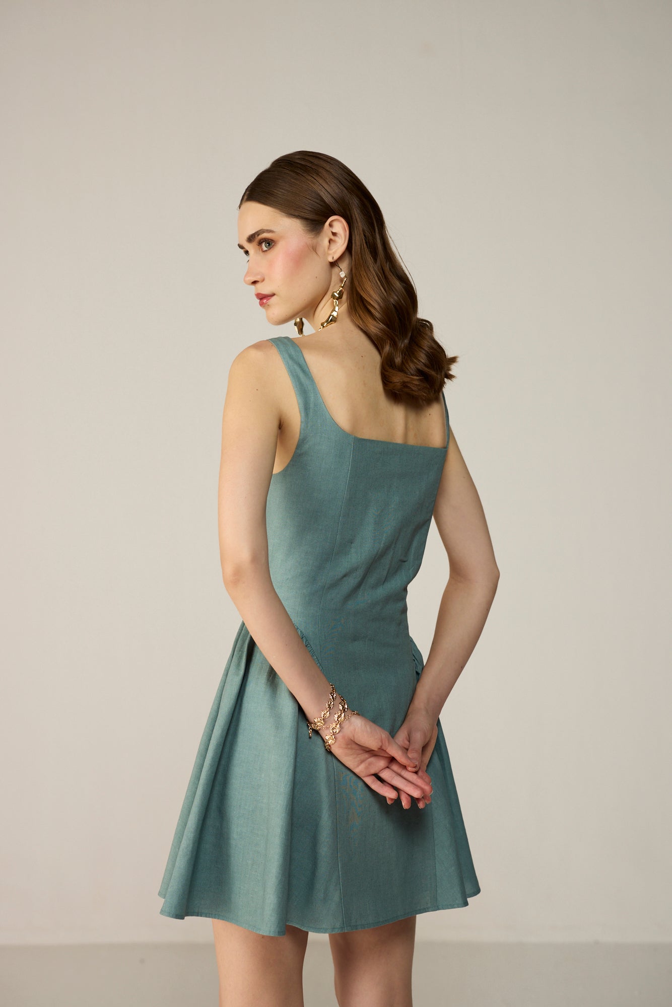 Leya Mini Dress Blue