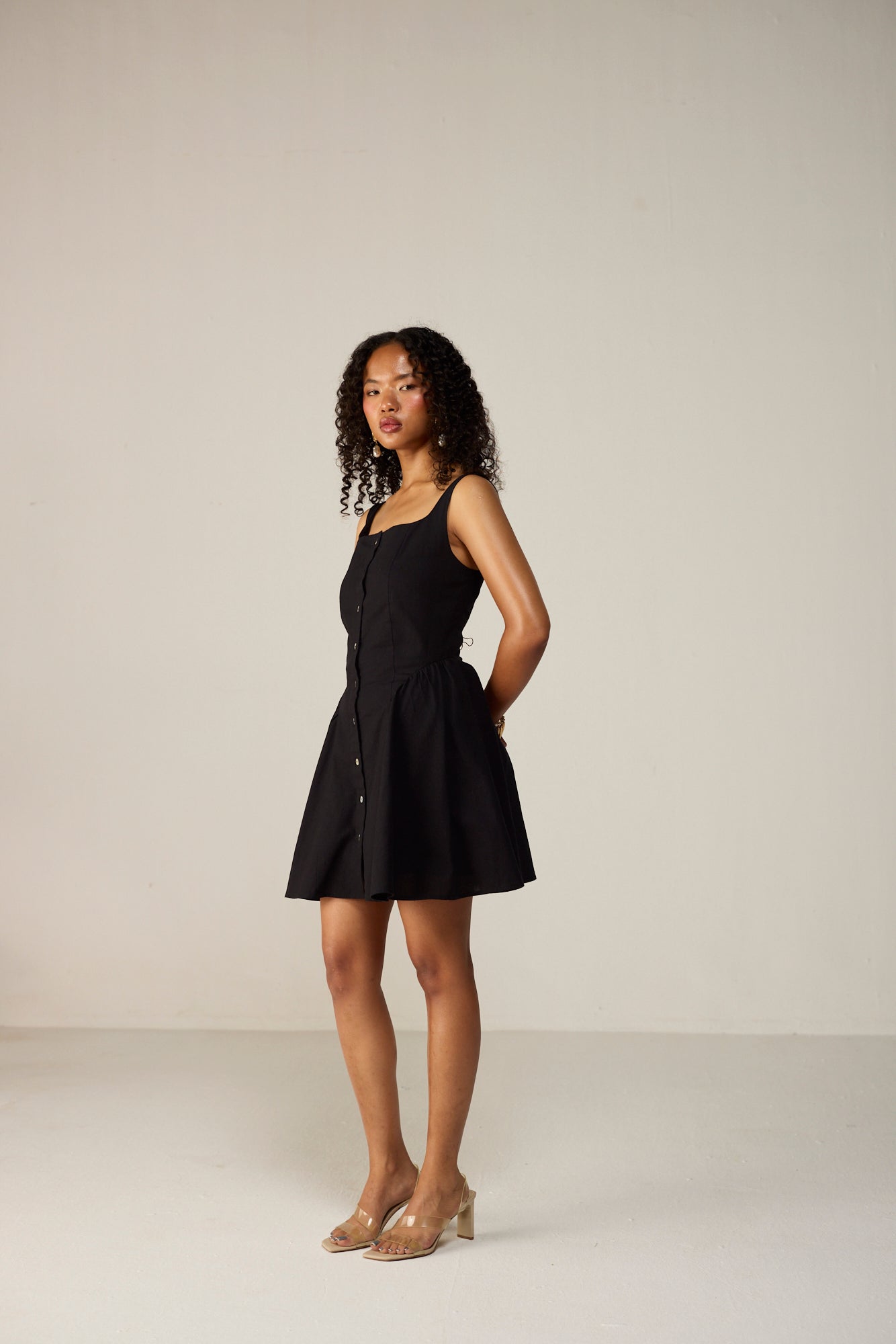 Leya Mini Dress Black