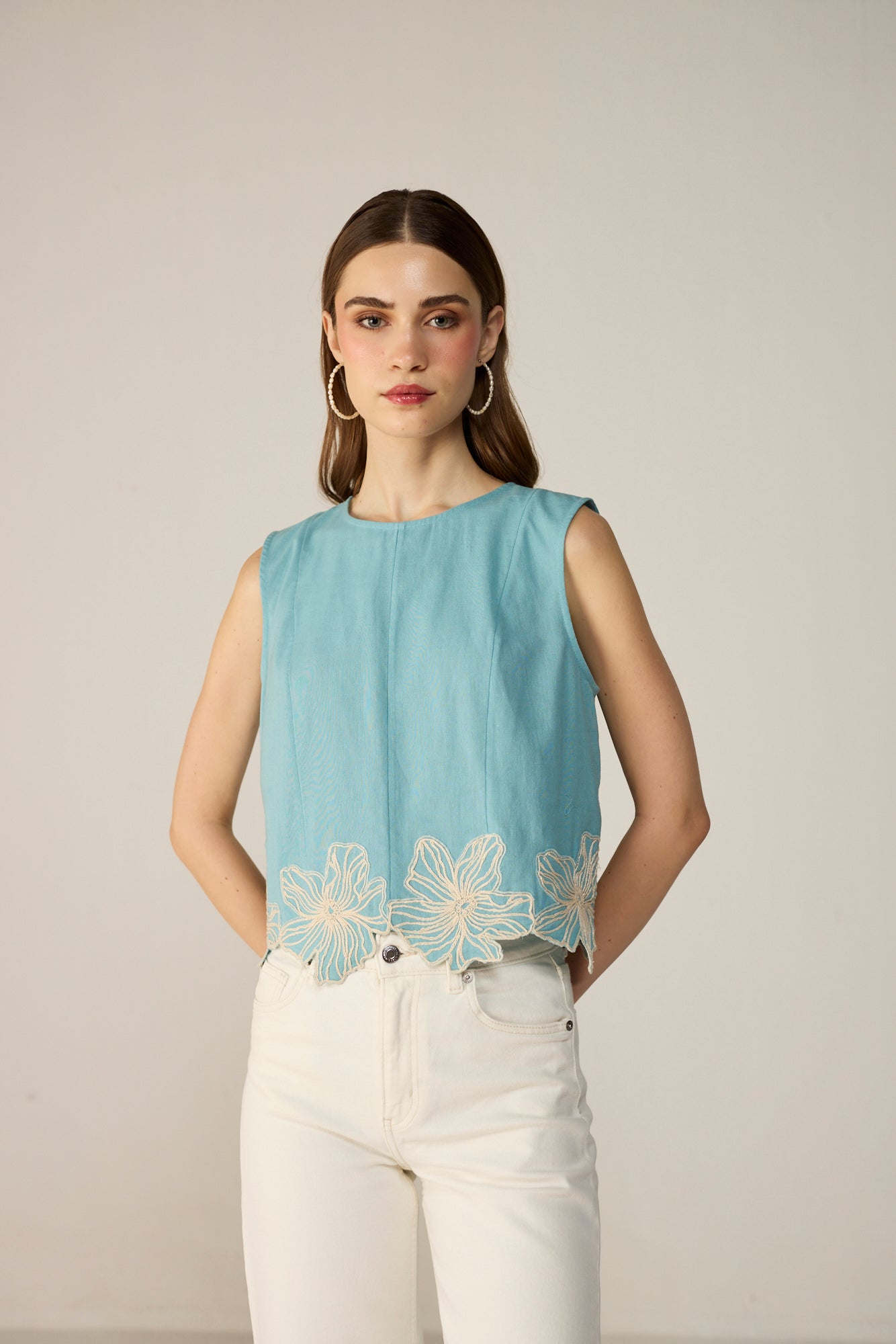 Fiora Blouse Blue