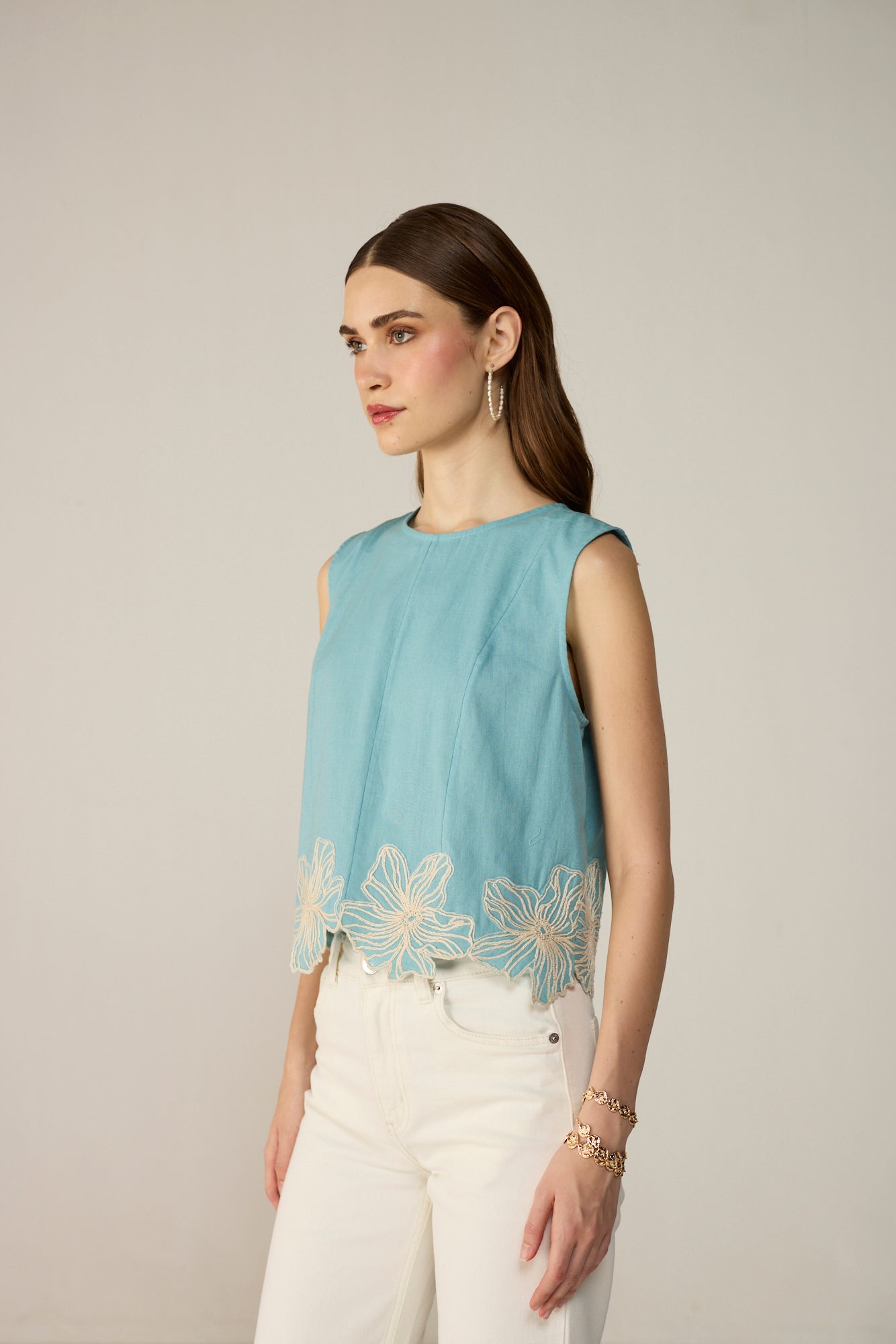 Fiora Blouse Blue