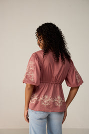 Vivia Blouse Pink