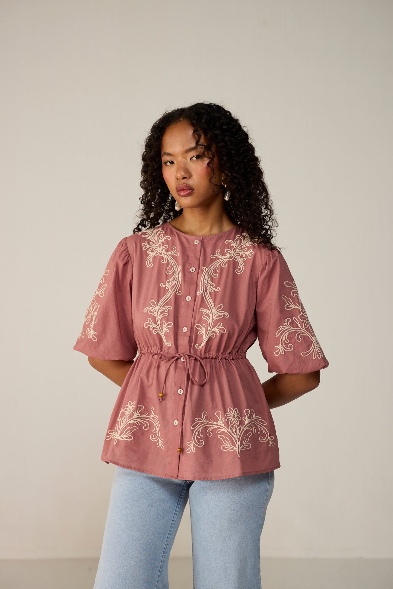 Vivia Blouse Pink