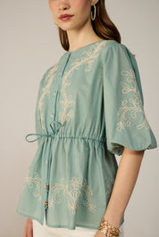 Vivia Blouse Green