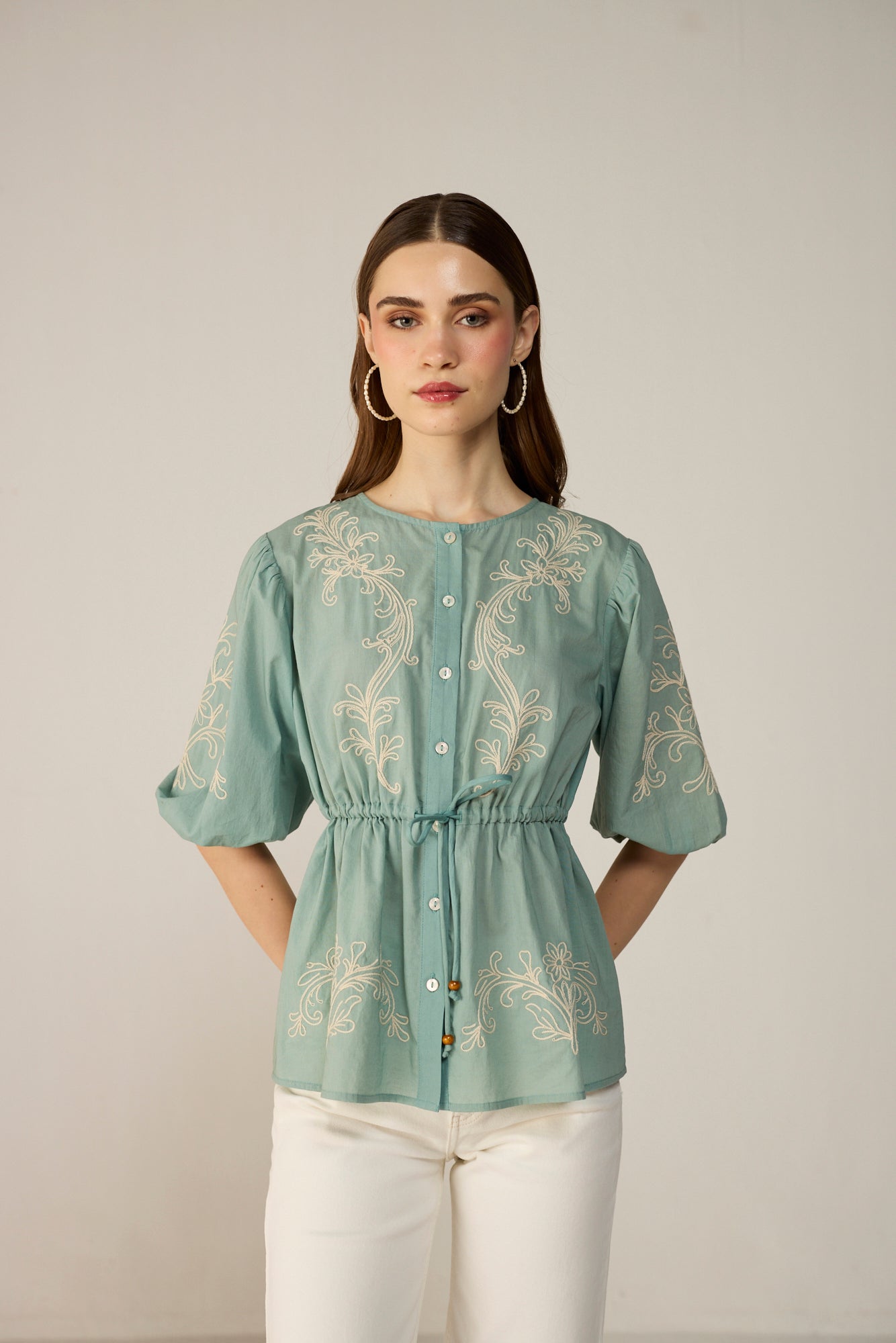 Vivia Blouse Green