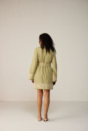 Roselle Mini Dress Green