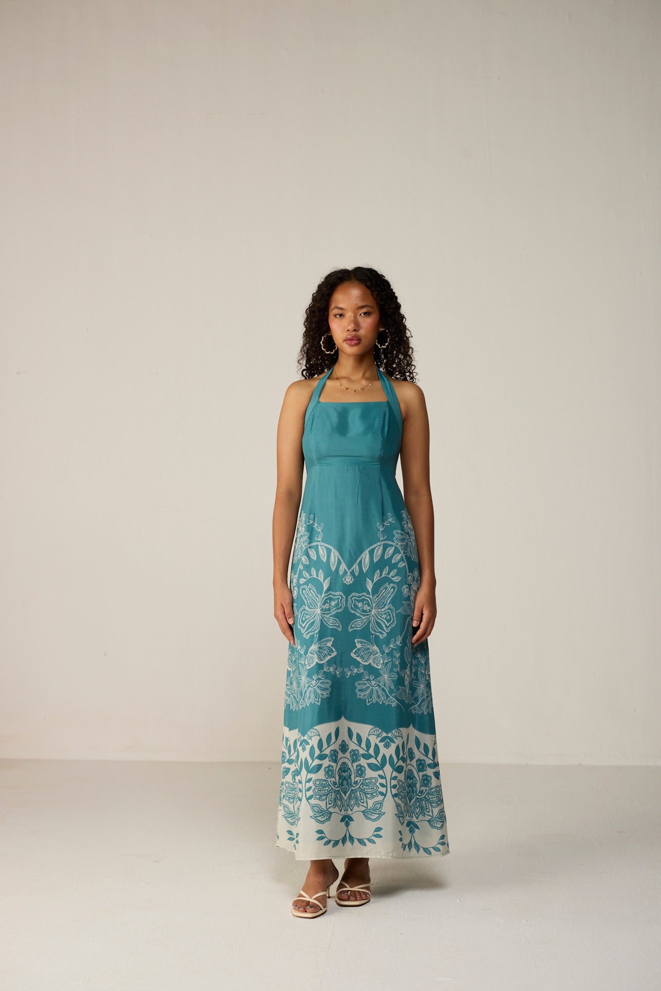 Celeste Midi Dress Blue