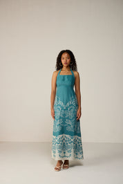 Celeste Midi Dress Blue