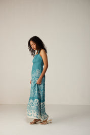 Celeste Midi Dress Blue