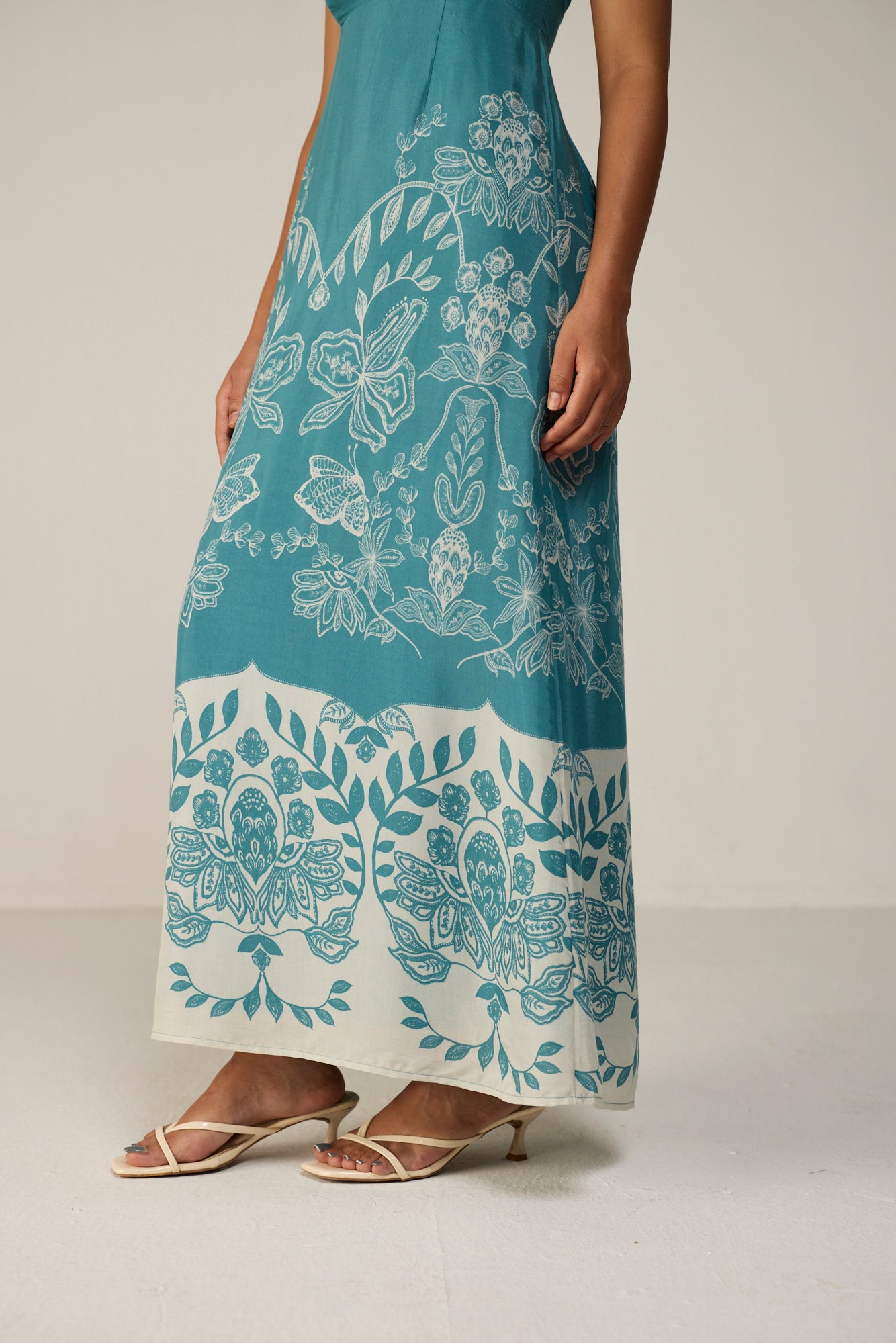Celeste Midi Dress Blue