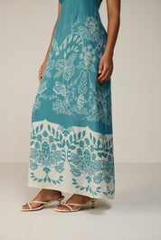 Celeste Midi Dress Blue